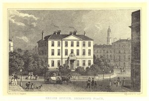Excise Office, Drummond Place (gravura) de Thomas Hosmer (after) Shepherd