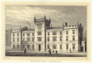 Hospital da Gillespie (gravação) de Thomas Hosmer (after) Shepherd