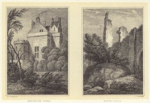 Merchiston Tower; Castelo de Roslyn (gravura)