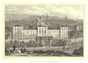 A Cadeia, do Monte Calton (gravura) de Thomas Hosmer (after) Shepherd