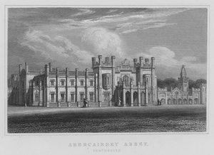 Abercairney Abbey, Perthshire (gravura) de Thomas Hosmer Shepherd
