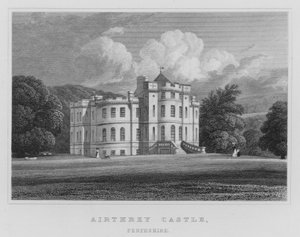 Airthrey Castle, Perthshire (gravura) de Thomas Hosmer Shepherd