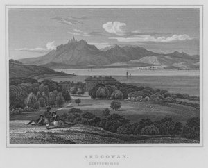 Ardgowan, Renfrewshire (gravura) de Thomas Hosmer Shepherd