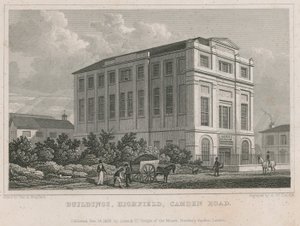 Edifícios em Highfield on Camden Road de Thomas Hosmer Shepherd