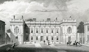 Casa de Burlington, Acadamia Real de Artes, Piccadilly, Londres, c.1829-31 de Thomas Hosmer Shepherd