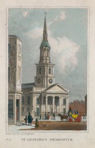 Igreja de São Leonardo, Shoreditch de Thomas Hosmer Shepherd