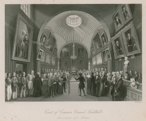 Tribunal do Conselho Comum, Guildhall, Londres; Apresentação de uma petição de Thomas Hosmer Shepherd