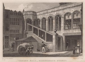 Crosby Hall, Bishopsgate Street, Londres de Thomas Hosmer Shepherd