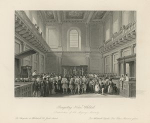Distribuição do Maundy de Sua Majestade de Thomas Hosmer Shepherd