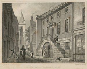 Salão do Dyer, College Street, Londres de Thomas Hosmer Shepherd