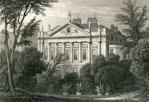 Casa do Conde Spencer, Green Park, 1829 de Thomas Hosmer Shepherd