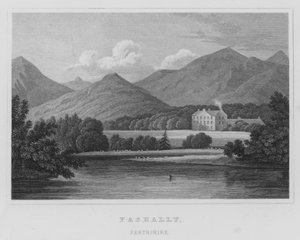 Faskally, Perthshire (gravura) de Thomas Hosmer Shepherd