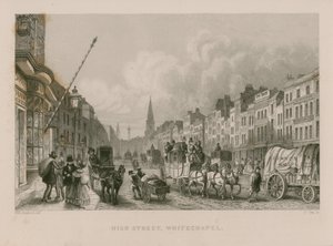 Rua alta em Whitechapel de Thomas Hosmer Shepherd