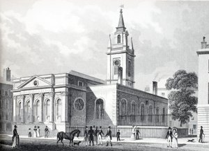 Ilustração do pub de &39;London and its Environs in the 19th century&39;. Jones und Co., 1827-1829 de Thomas Hosmer Shepherd
