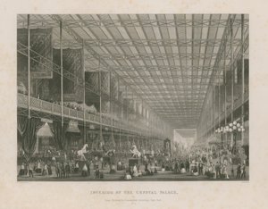 Interior da Grande Exposição, 1851 de Thomas Hosmer Shepherd