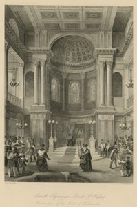 Sinagoga Judaica, Grande Santa Helena; celebração da Festa dos Tabernáculos de Thomas Hosmer Shepherd