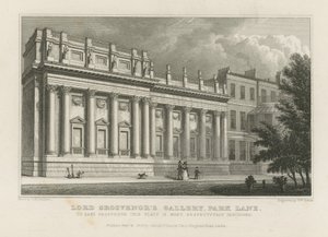 Lorde Grosvenors Gallery em Park Lane de Thomas Hosmer Shepherd