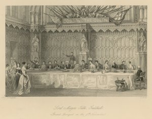 Mesa do Lorde Prefeito, Guildhall de Thomas Hosmer Shepherd