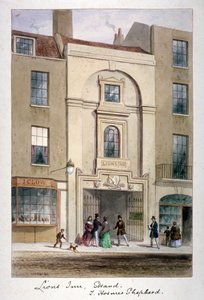 Inn de Lyon, Strand, Westminster, Londres, c1850 de Thomas Hosmer Shepherd