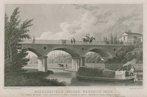 Macclesfield Bridge, Regent&39;s Park, Londres de Thomas Hosmer Shepherd