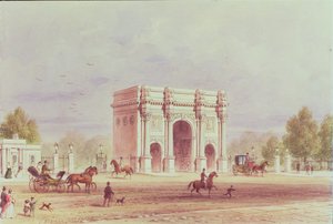 Arco de Mármore, c.1851 de Thomas Hosmer Shepherd