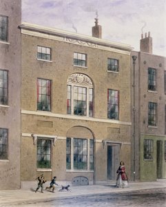 Salão de encanadores em Great Bush Lane, Cannon Street, 1851 de Thomas Hosmer Shepherd