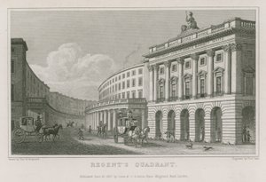 Quadrante, Regent Street, Londres de Thomas Hosmer Shepherd