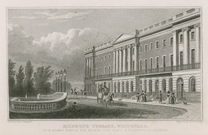 Richmond Terrace em Whitehall de Thomas Hosmer Shepherd