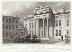Salters Hall na pista de St. Swithin de Thomas Hosmer Shepherd