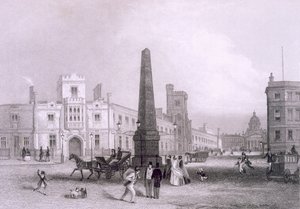 Escola para Indigentes Cegos e Hospital de Belém, c.1851-55 de Thomas Hosmer Shepherd