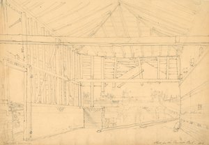 Galpão no Regent&39;s Park, datado de 1812 de Thomas Hosmer Shepherd
