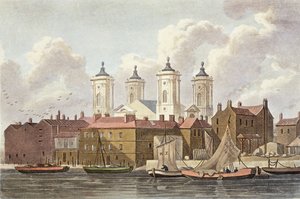 St. Johns Church Westminster, 1815 de Thomas Hosmer Shepherd