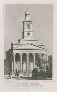 Igreja de São Pedro, Eaton Square, Pimlico de Thomas Hosmer Shepherd