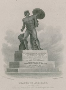 Estátua, de, achilles, em, parque hyde, londres