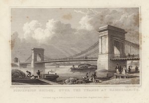 Ponte suspensa de Thomas Hosmer Shepherd