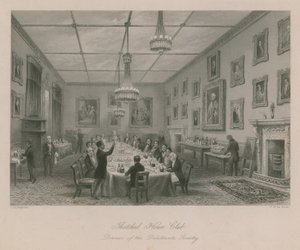 Thatched House Club, jantar da Sociedade Dilettante de Thomas Hosmer Shepherd