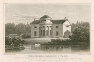 O Holme, Regent&39;s Park, Londres, residência de James Burton, arquiteto