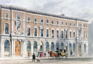 O Novo Edifício do Comerciante Taylors and Hall, 1853 de Thomas Hosmer Shepherd