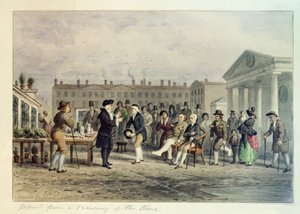 O Quack Doctor, 1857 de Thomas Hosmer Shepherd
