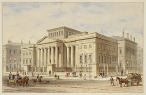 The Royal Manchester Institution, c.1836 (aguarela sobre papel) de Thomas Hosmer Shepherd