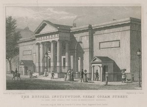 A Instituição Russell, Great Coram Street, Londres de Thomas Hosmer Shepherd