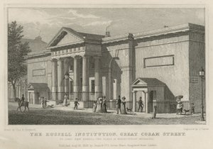 A Instituição Russell, Great Coram Street, Londres de Thomas Hosmer Shepherd