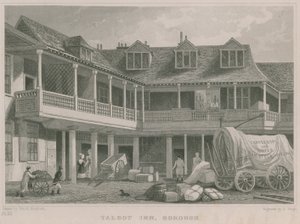 O Tabard Inn, em Southwark de Thomas Hosmer Shepherd