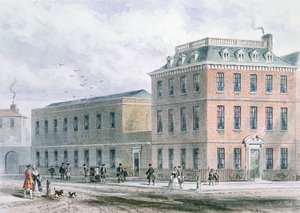 Vista, de, soho, quadrado, e, Carlisle, casa de Thomas Hosmer Shepherd