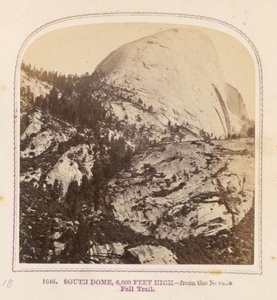 Cúpula Sul, 6.000 pés de altura - a partir do Trilho da Queda do Nevada