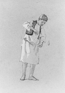Estudo de um homem. de Thomas Hovenden