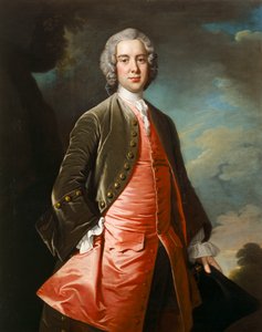 Abraham Acworth Esq. c.1745 (óleo sobre tela) de Thomas Hudson