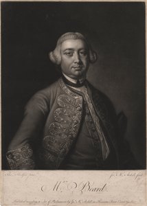 Mr. Beard, gravado por James McArdell (c.1729-65), 1764 (mezzotint) de Thomas Hudson