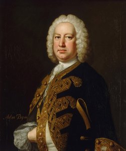 Retrato do Almirante John Byng de Thomas Hudson