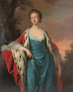 Princesa Maria da Grã-Bretanha 1723-1772, Landgravine de Hesse-Kassel, década de 1750.